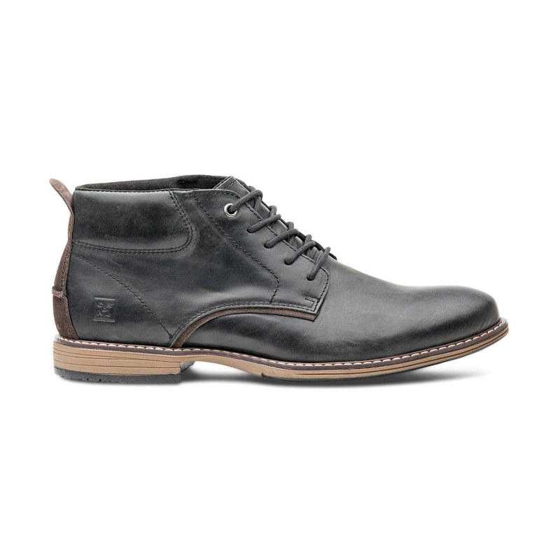 BOTINES HOMBRE DE CUERO YORK-6-47-NEGRO ['TEXTIL'] - 6