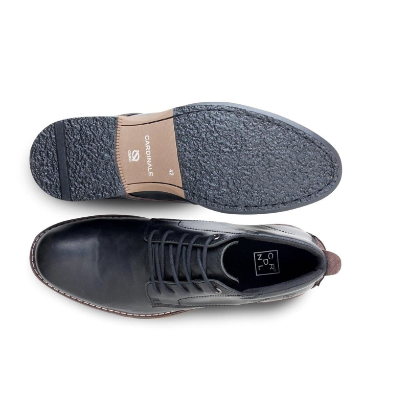 BOTINES HOMBRE DE CUERO YORK-6-47-NEGRO ['TEXTIL'] - 7