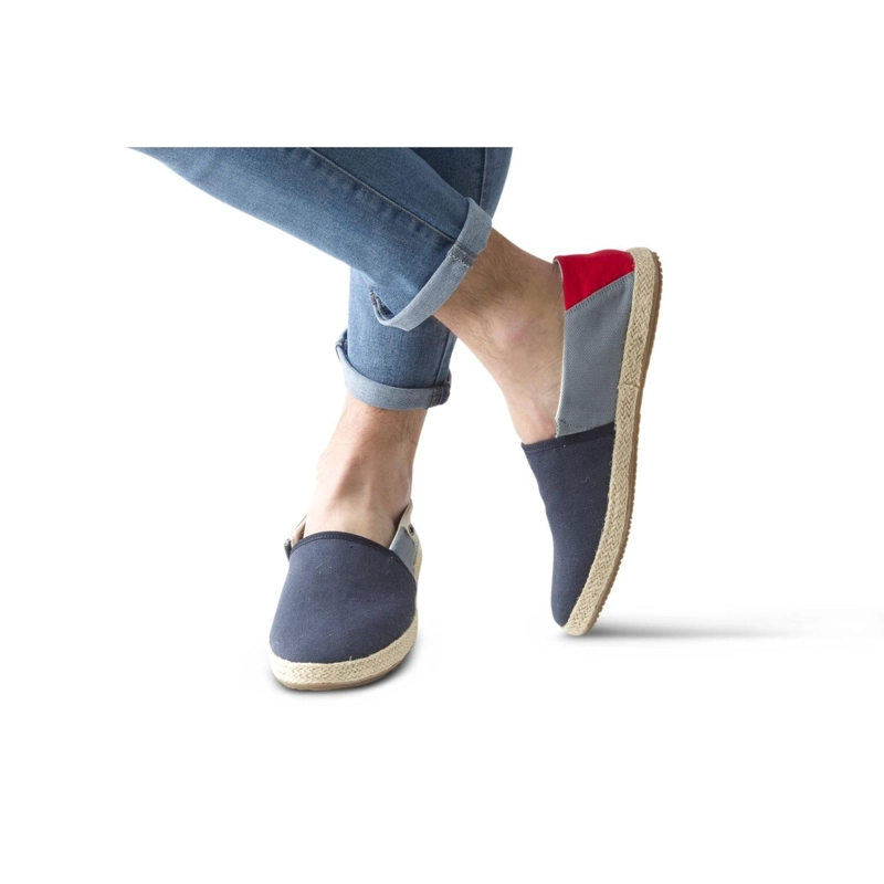 ALPARGATAS HOMBRE TEXTIL CALEDONIA-4-01-AZUL - 4