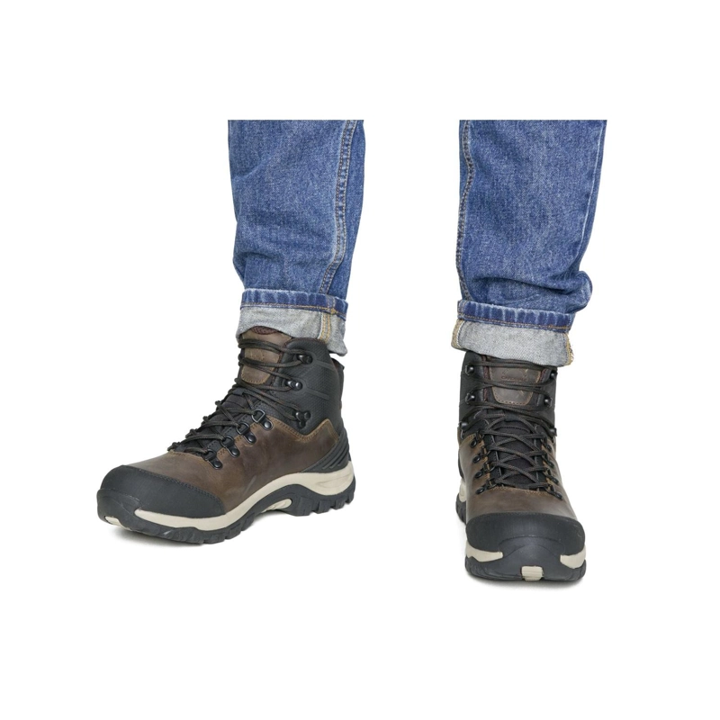 BOTINES WATERPROOF HOMBRE CUERO OUTDOOR FIORDO-6-23-CAFE1 ['TEXTIL'] - 3