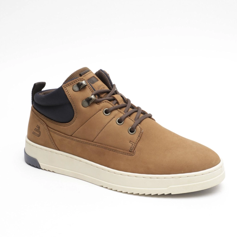 ZAPATILLAS URBANAS HOMBRE CUERO KESWICK-6-76 BRANDY BULLBOXER ['TEXTIL'] - 1