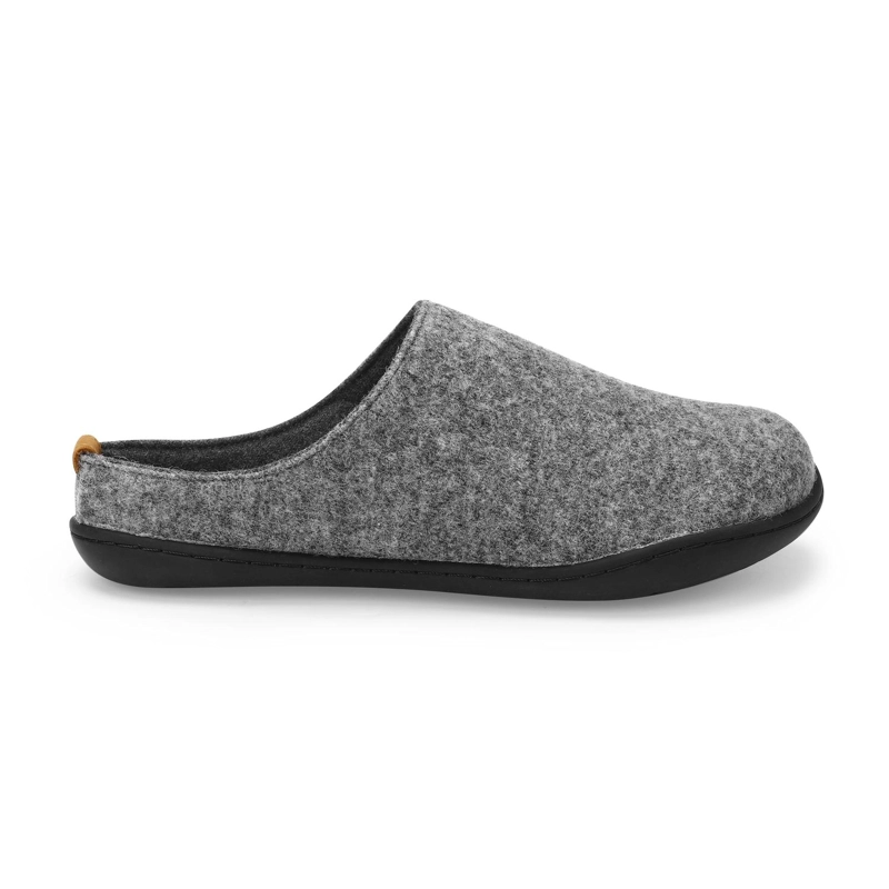 PANTUFLAS HOMBRE TEXTIL SHELTER-2-01 GRIS ['TEXTIL FRANELA'] - 2