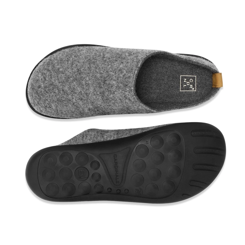 PANTUFLAS HOMBRE TEXTIL SHELTER-2-01 GRIS ['TEXTIL FRANELA'] - 3