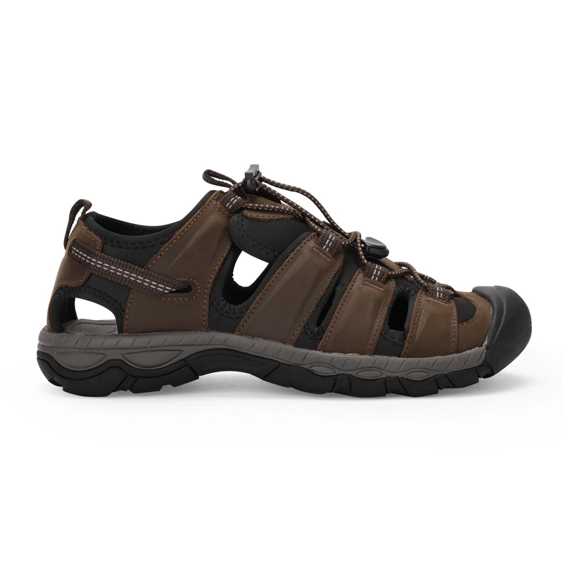 SANDALIAS HOMBRE CUERO CAFE OSCURO KAIVU CARDINALE - 2