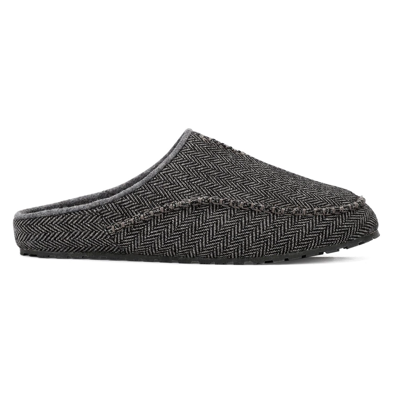 PANTUFLAS HOMBRE TEXTIL SIOUX-2-01 GRIS - 2