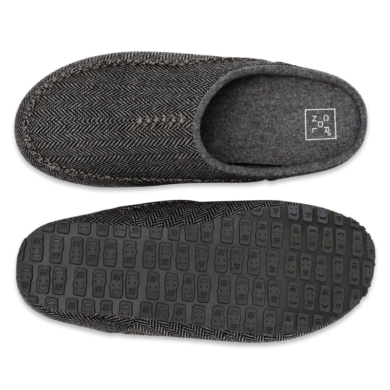 PANTUFLAS HOMBRE TEXTIL SIOUX-2-01 GRIS - 3