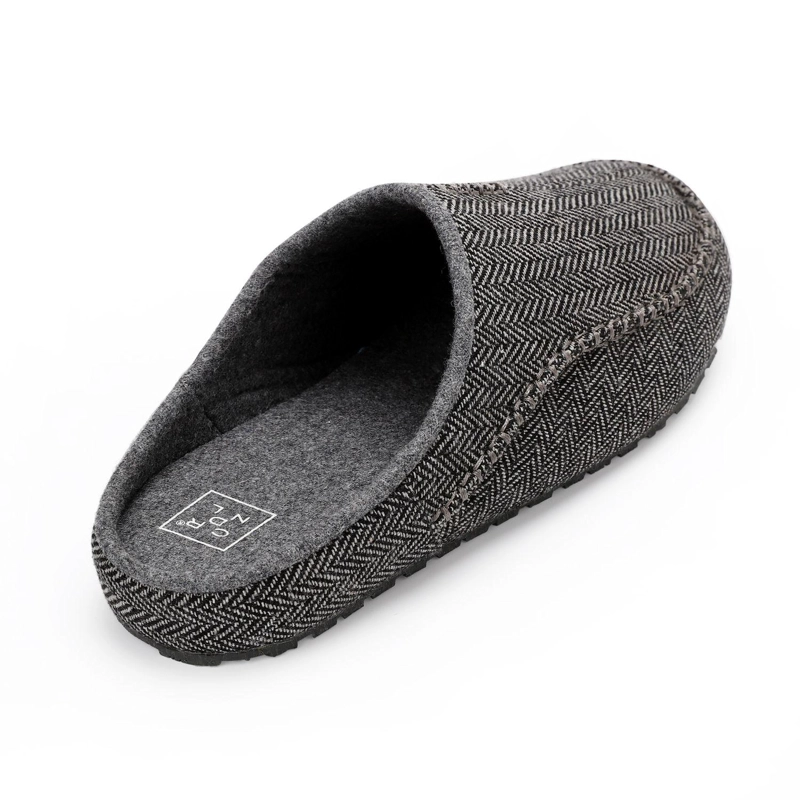 PANTUFLAS HOMBRE TEXTIL SIOUX-2-01 GRIS - 4