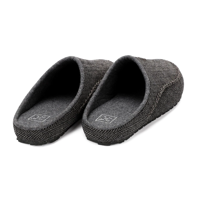 PANTUFLAS HOMBRE TEXTIL SIOUX-2-01 GRIS - 5