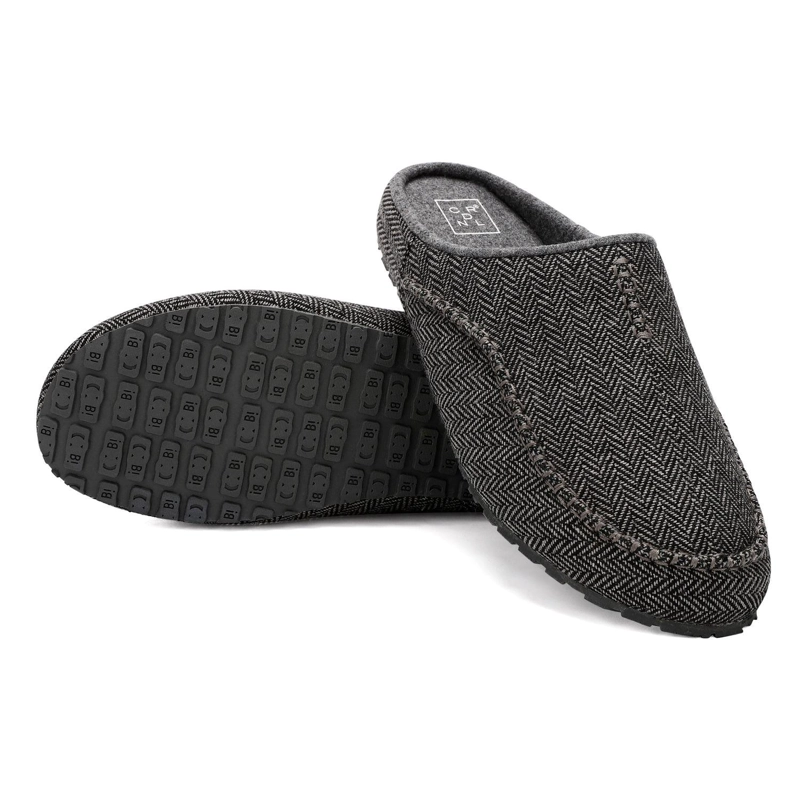 PANTUFLAS HOMBRE TEXTIL SIOUX-2-01 GRIS - 6