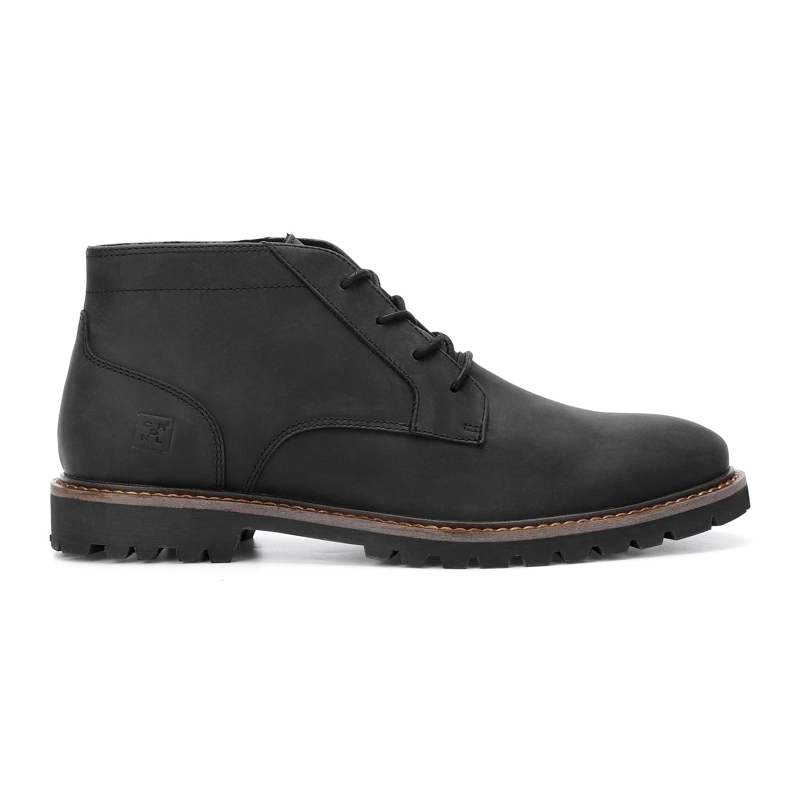 BOTINES HOMBRE CUERO KENSINGTON-6-02 NEGRO - 2