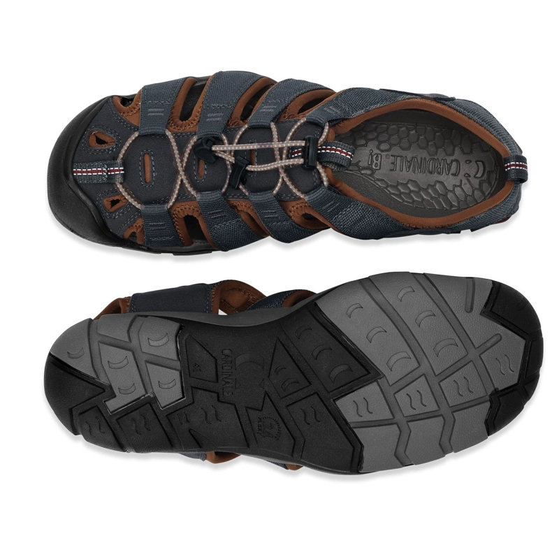 SANDALIAS HOMBRE TEXTIL GRIS TERRAL CARDINALE - 4