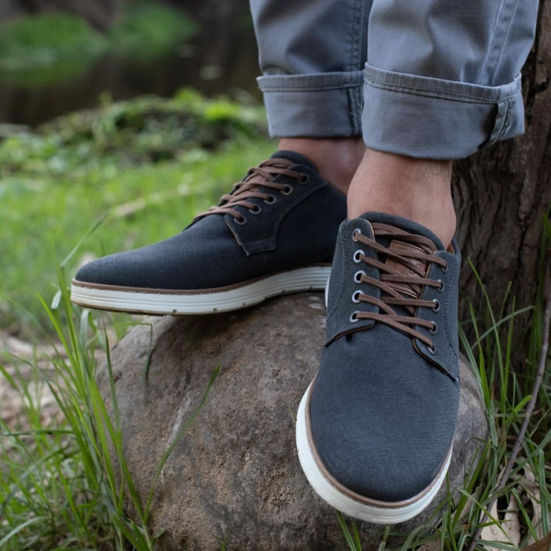 ZAPATILLAS HOMBRE TEXTIL PRADES-0-82 NEGRO ['TEXTIL'] - 4