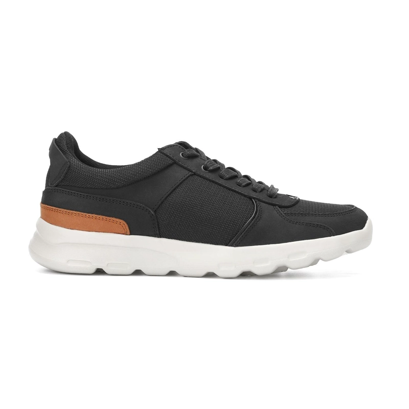 ZAPATILLAS LIVIANAS X-LIGHT HOMBRE CUERO WALKER-0-17 NEGRO ['TEXTIL'] - 2