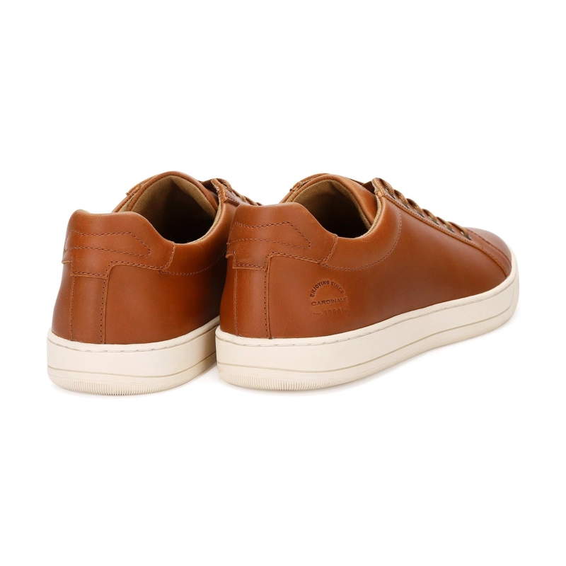 ZAPATILLAS HOMBRE CORDONES CUERO CHESS-0-07 BRANDY - 5