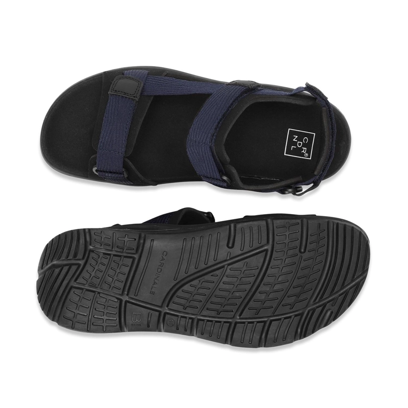 SANDALIAS HOMBRE TEXTIL AZUL SAFARI CARDINALE - 3