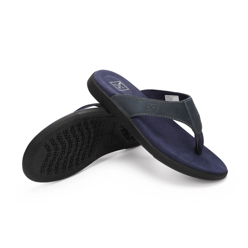 SANDALIAS HOMBRE CUERO HAKUNA-9-07 AZUL - 5