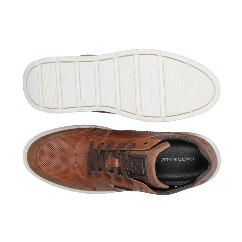 ZAPATILLAS URBANAS HOMBRE CUERO HAARLEM-0-57 BRANDY CARDINALE - 2