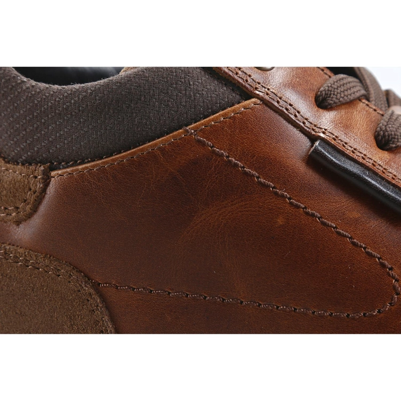 ZAPATILLAS URBANAS HOMBRE CUERO HAARLEM-0-57 BRANDY CARDINALE - 6