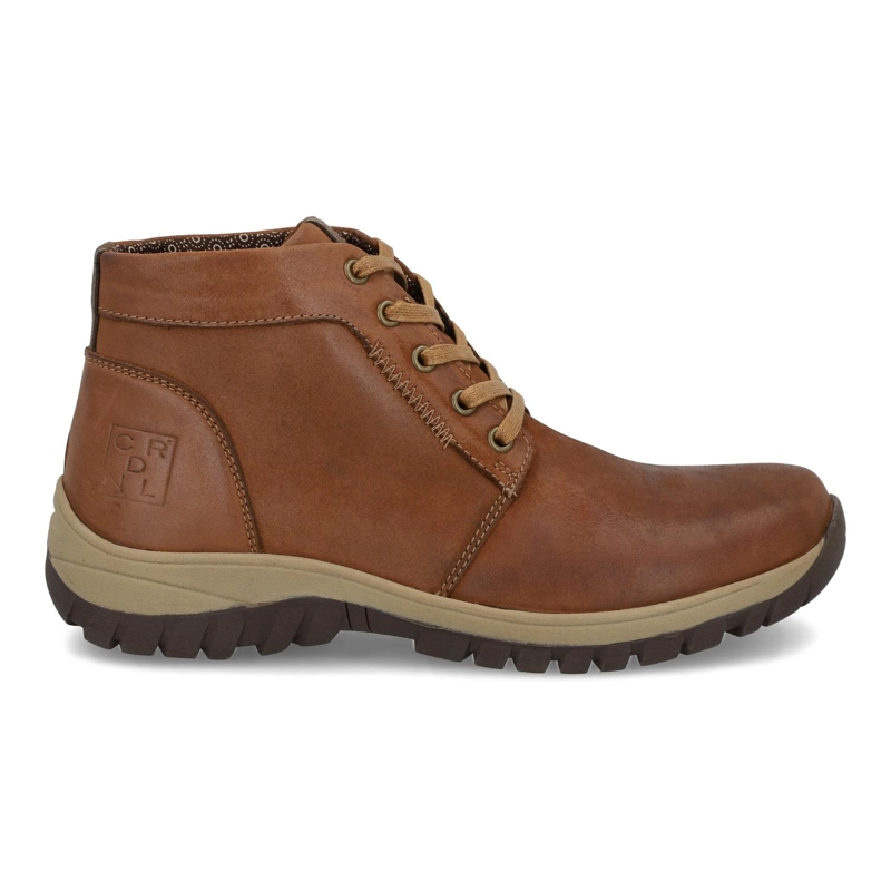 BOTINES HOMBRE CUERO LERWICK-6-17 BRANDY ['TEXTIL'] - 2