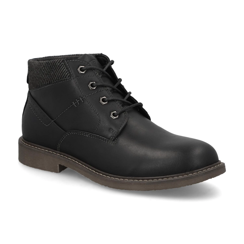 BOTINES HOMBRE CUERO IRVINE-6-74 NEGRO ['TEXTIL'] - 1