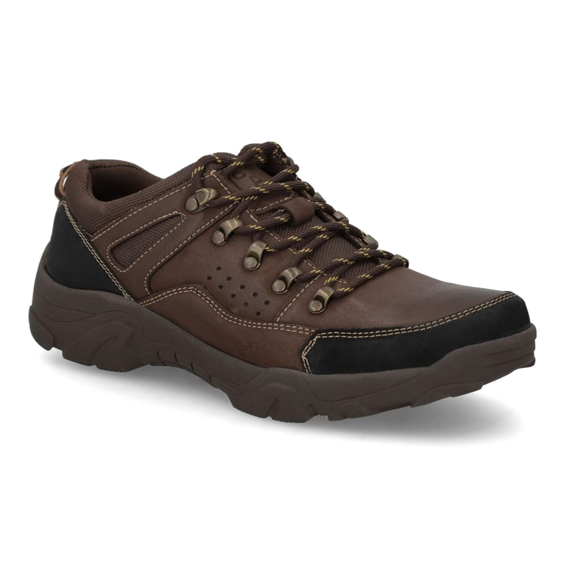 ZAPATILLAS HOMBRE CUERO QUAY-0-29 CAFE - 1