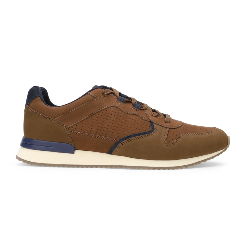 ZAPATILLAS URBANAS HOMBRE CUERO HARFORD-0-07 BRANDY - 2
