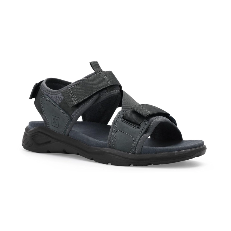 SANDALIAS HOMBRE CUERO GRIS SAFARI CARDINALE - 1