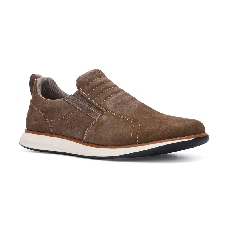 ZAPATILLAS SLIP-ON HOMBRE CUERO RESTON-3-08 TAUPE  ['TEXTIL'] - 1