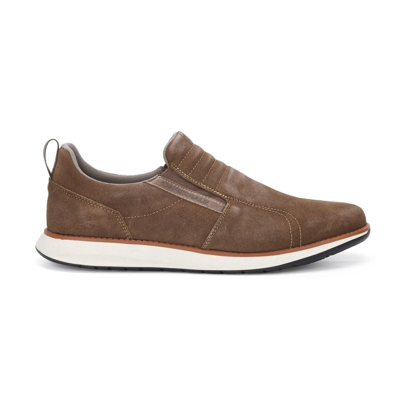 ZAPATILLAS SLIP-ON HOMBRE CUERO RESTON-3-08 TAUPE  ['TEXTIL'] - 2