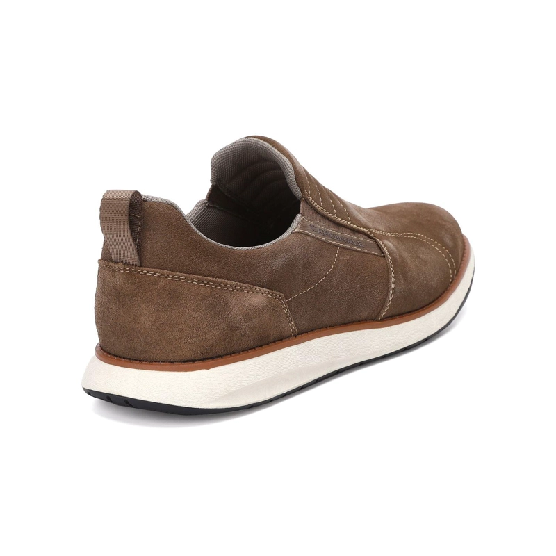 ZAPATILLAS SLIP-ON HOMBRE CUERO RESTON-3-08 TAUPE  ['TEXTIL'] - 5