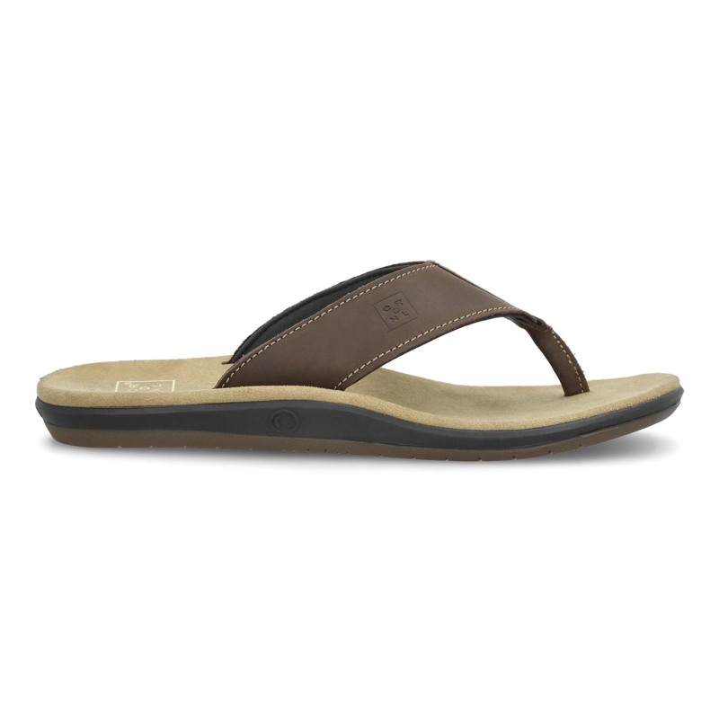 SANDALIAS HOMBRE CUERO 24 FLEX CAFE OSCURO AKAMAI CARDINALE - 2