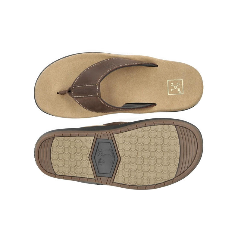 SANDALIAS HOMBRE CUERO 24 FLEX CAFE OSCURO AKAMAI CARDINALE - 3