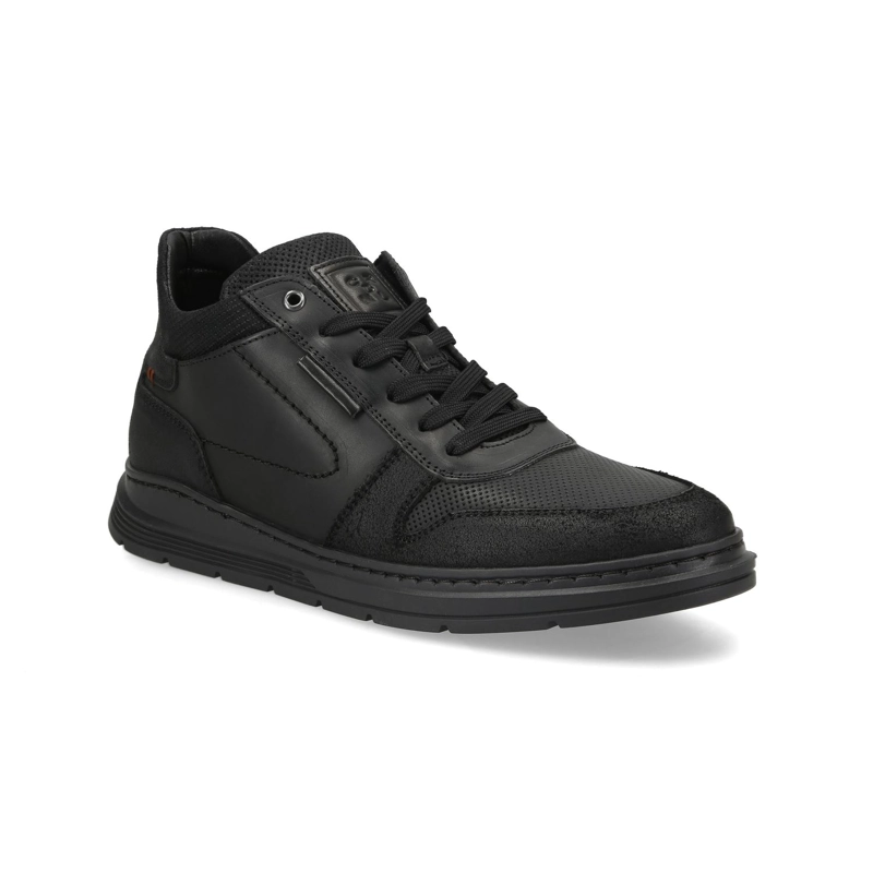 ZAPATILLAS URBANAS HOMBRE CUERO HAARLEM-0-57 NEGRO - 1