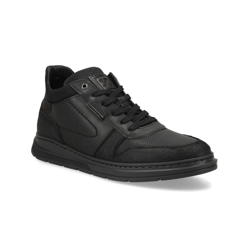 ZAPATILLAS URBANAS HOMBRE CUERO HAARLEM-0-57 NEGRO - 1