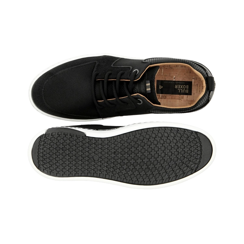 ZAPATILLAS HOMBRE CORDONES CUERO SINJ-0-90 NEGRO BULLBOXER - 3