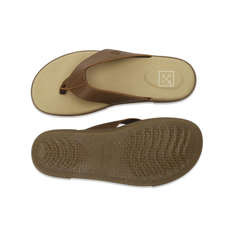 SANDALIAS HOMBRE CUERO BRANDY HAKUNA CARDINALE - 3