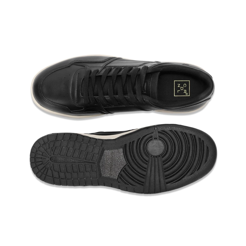 ZAPATILLAS URBANAS HOMBRE CUERO VALMONT-0-04 NEGRO CARDINALE - 3