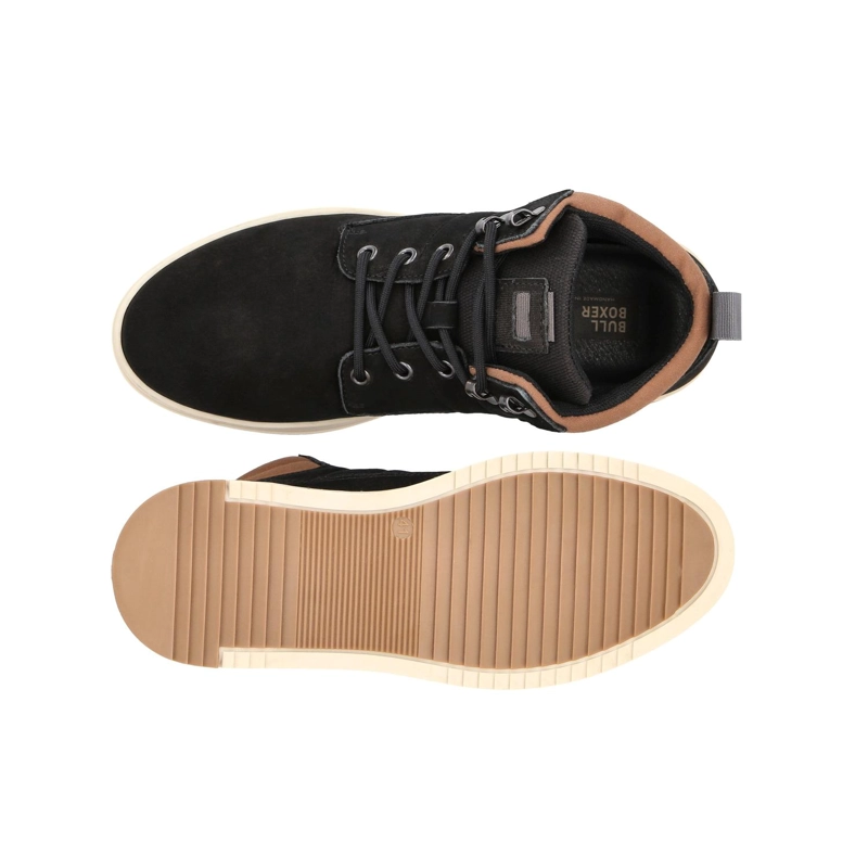 ZAPATILLAS URBANAS CAÑA ALTA HOMBRE CUERO KESWICK-6-76 NEGRO BULLBOXER ['TEXTIL'] - 3