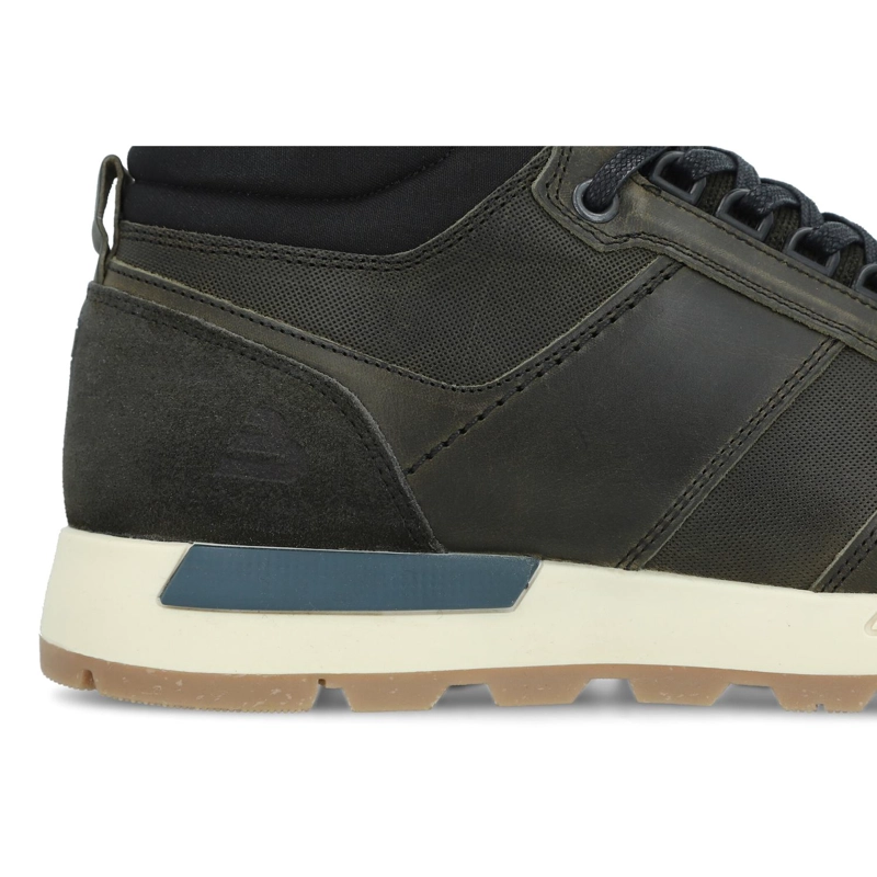 ZAPATILLAS CAÑA ALTA HOMBRE CUERO DUDLEY-6-05 VERDE BULLBOXER - 5
