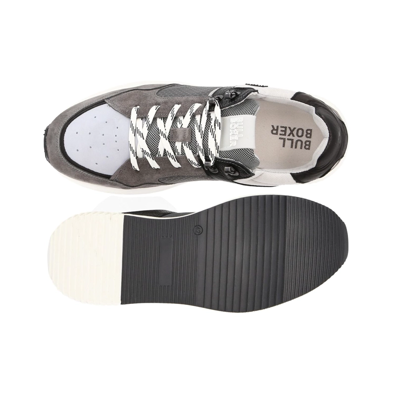 ZAPATILLAS URBANAS HOMBRE CUERO VUKOVAR-0-52 GRIS BULLBOXER - 3