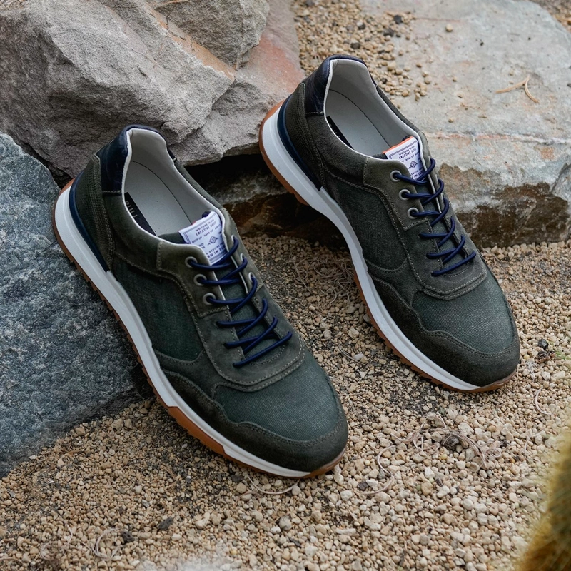 ZAPATILLAS URBANAS HOMBRE CUERO YARDLEY-0-38 VERDE BULLBOXER - 3