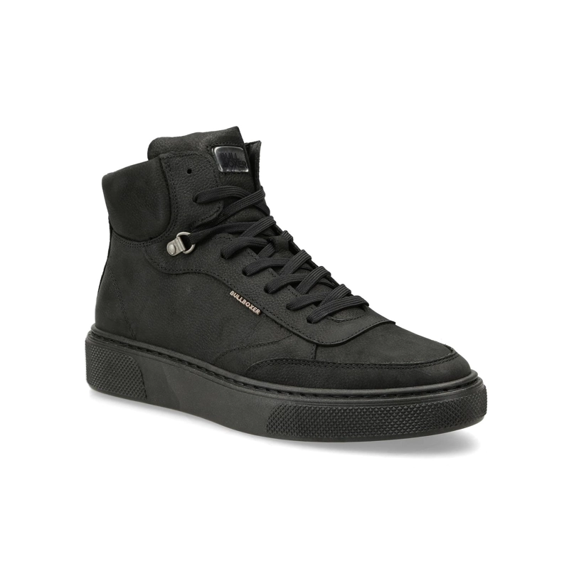 ZAPATILLAS CAÑA ALTA HOMBRE CUERO NORTHAMPTON-6-12 NEGRO BULLBOXER - 1