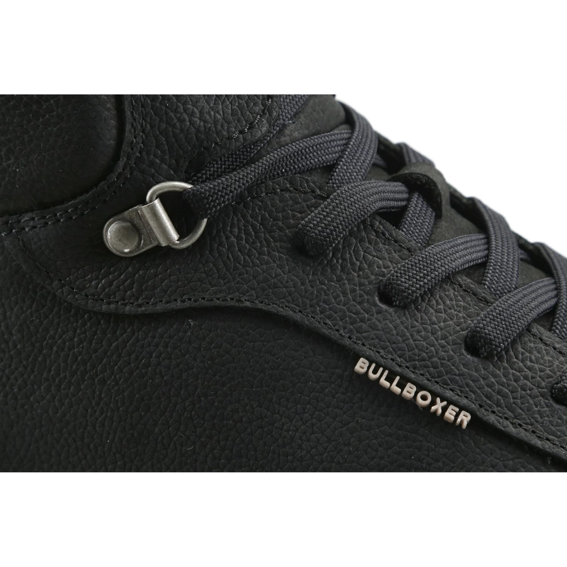ZAPATILLAS CAÑA ALTA HOMBRE CUERO NORTHAMPTON-6-12 NEGRO BULLBOXER - 5