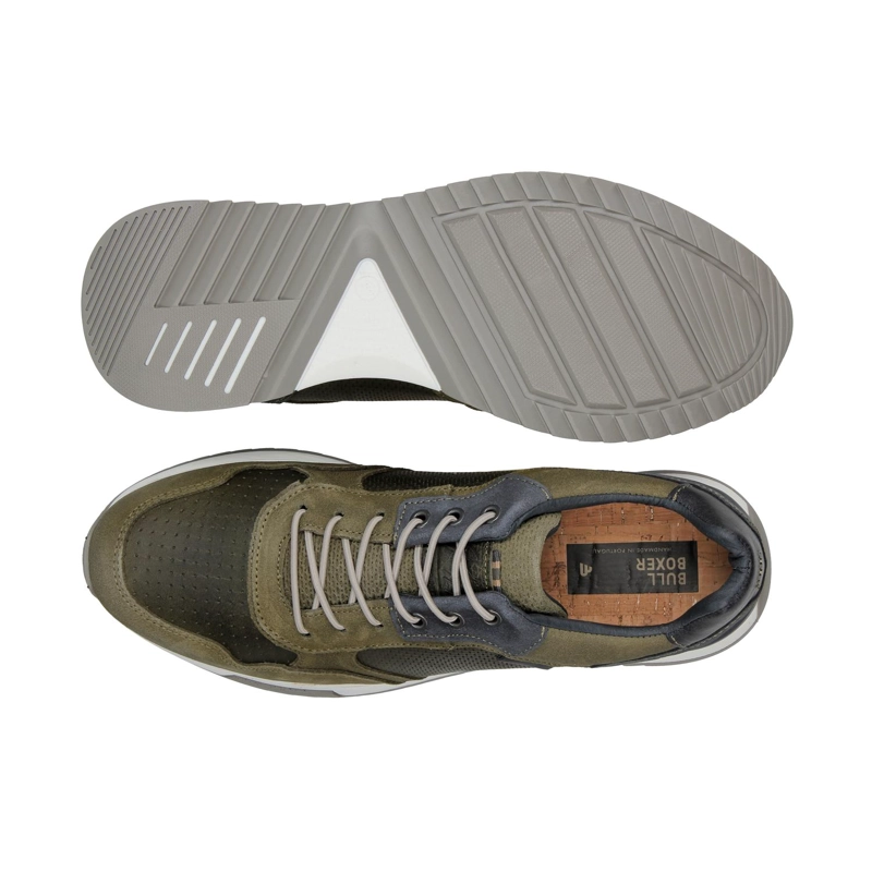 ZAPATILLAS URBANAS HOMBRE CUERO CAVTAT-0-38 VERDE BULLBOXER - 3