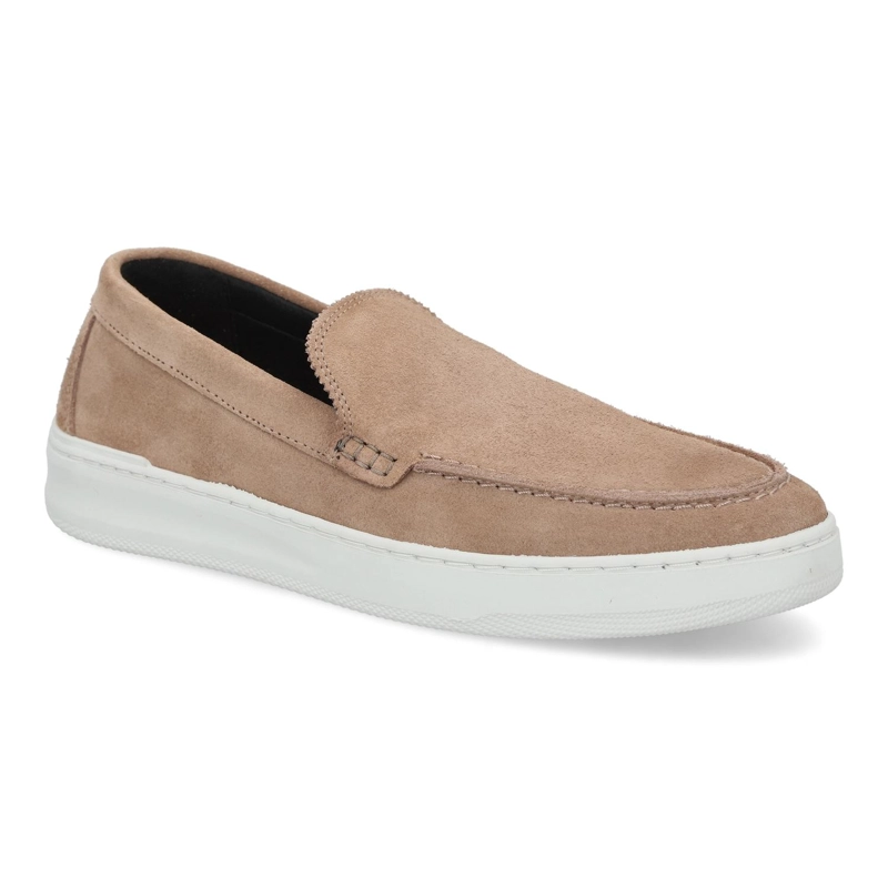 ZAPATILLAS SLIP-ON HOMBRE CUERO MURREN-4-67 TAUPE  ['TEXTIL'] - 1