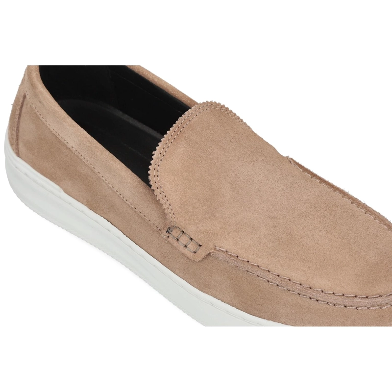 ZAPATILLAS SLIP-ON HOMBRE CUERO MURREN-4-67 TAUPE  ['TEXTIL'] - 4