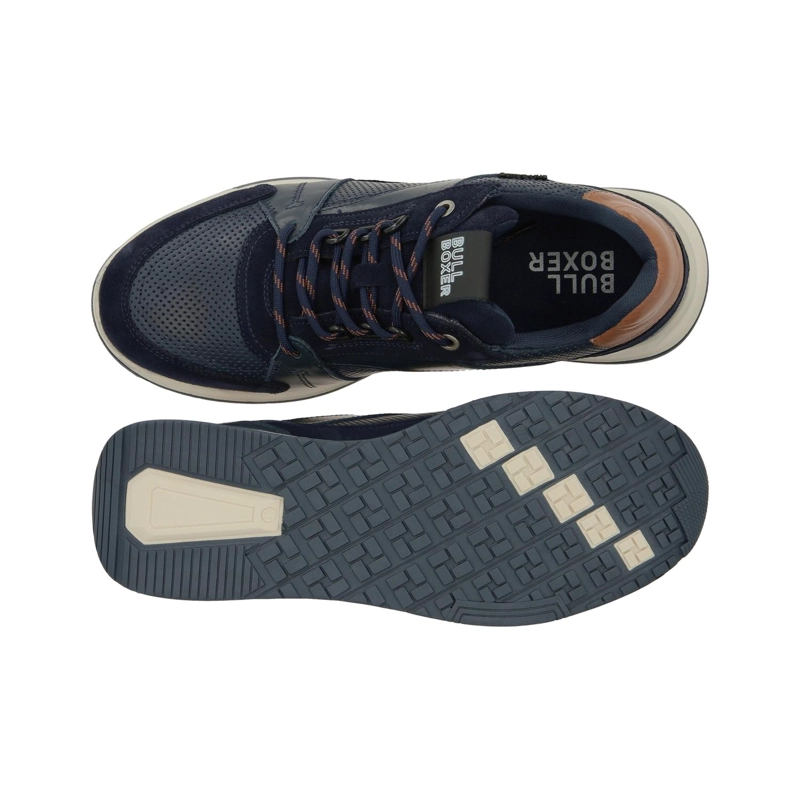ZAPATILLAS URBANAS HOMBRE CUERO ASAPH-0-70 AZUL BULLBOXER ['TEXTIL'] - 3