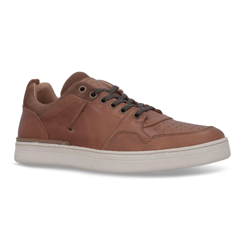 ZAPATILLAS URBANAS HOMBRE CUERO LAUNCH-0-23 BRANDY - 1