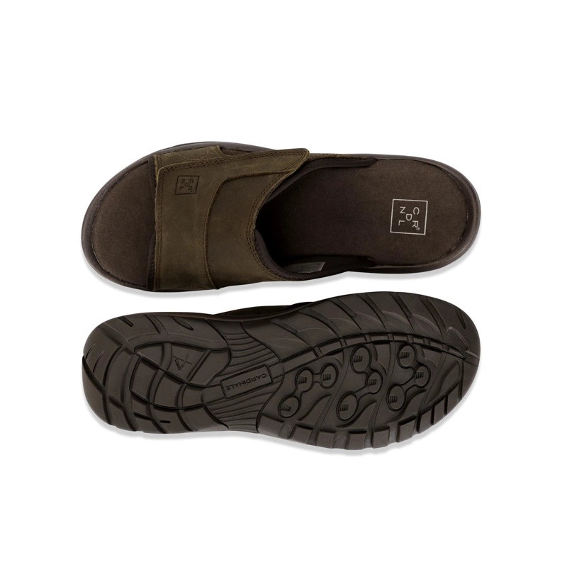 SANDALIAS HOMBRE CUERO COASTOWN-9-03 TAUPE - 3
