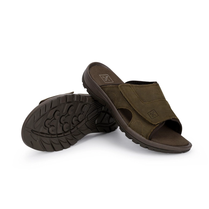 SANDALIAS HOMBRE CUERO COASTOWN-9-03 TAUPE - 6